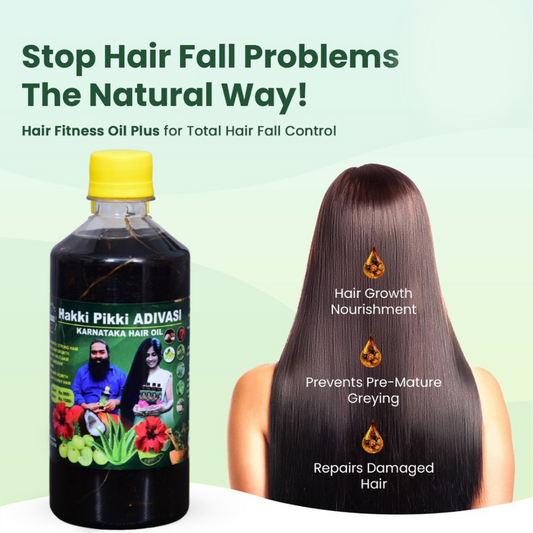 Adivasi Hakki Pikki Herbal Hair Oil