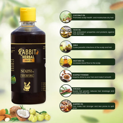Rabbit Herbal Hair Oil