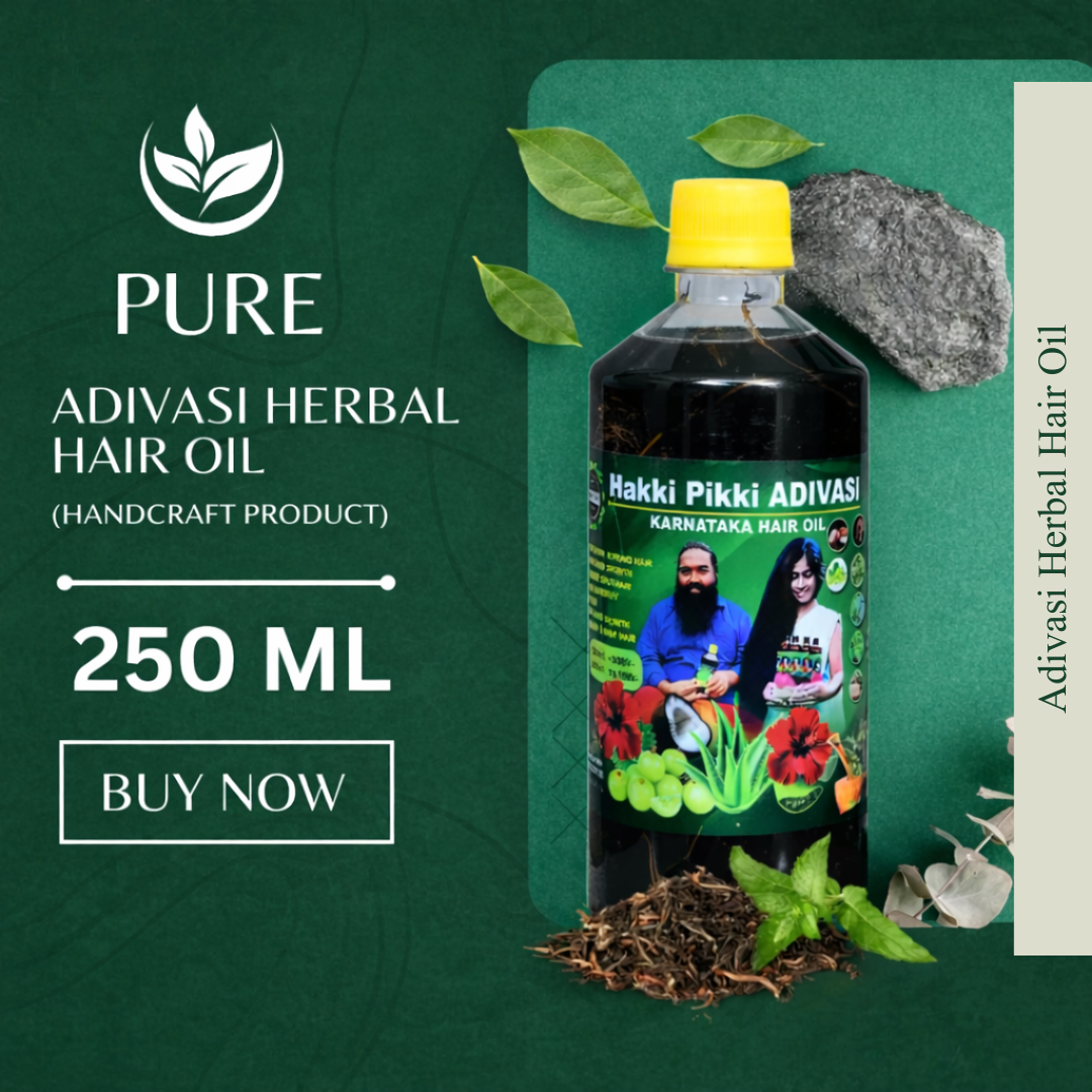Adivasi Hakki Pikki Herbal Hair Oil