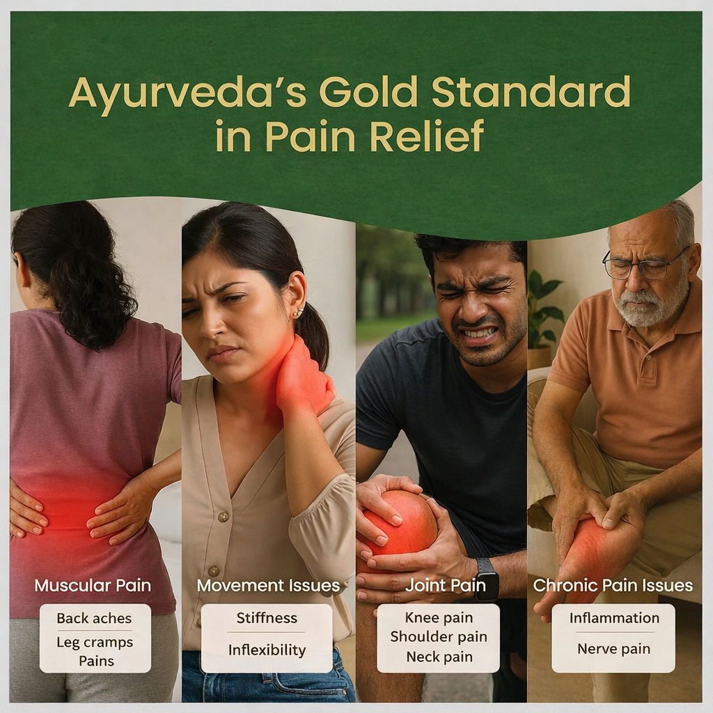 Premium Herbal Pain Relief & Massage Oil (Smoke Therapy Formula)