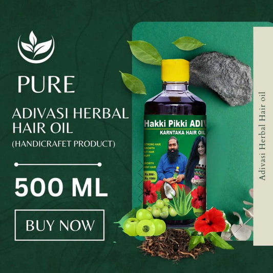 Adivasi Hakki Pikki Herbal Hair Oil